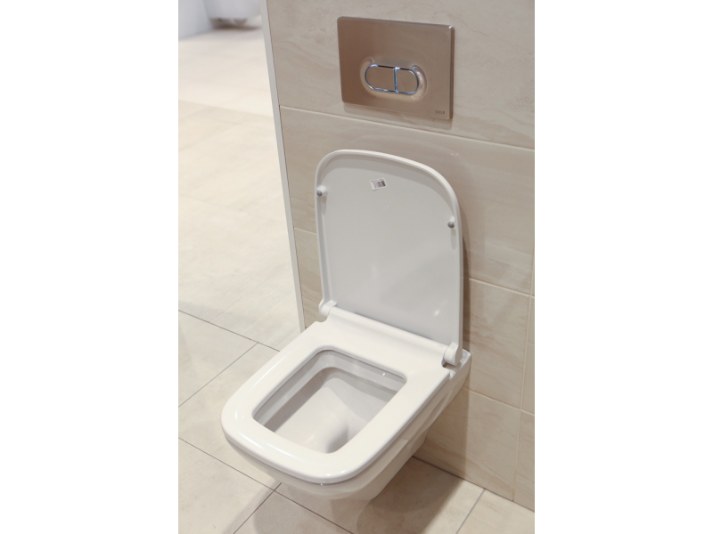 Купить Подвесной унитаз VitrA S20 5507B003-6066, с крышкой сидением микролифт, цвет белый