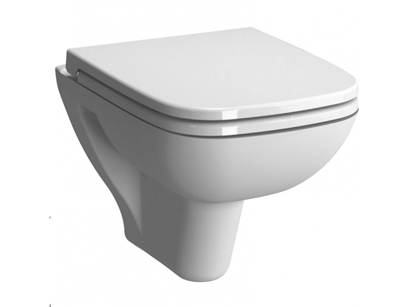 Купить Подвесной унитаз VitrA S20 5507B003-6066, с крышкой сидением микролифт, цвет белый
