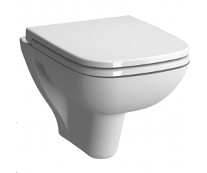 Подвесной унитаз VitrA S20 5507B003-6066, с крышкой сидением микролифт, цвет белый