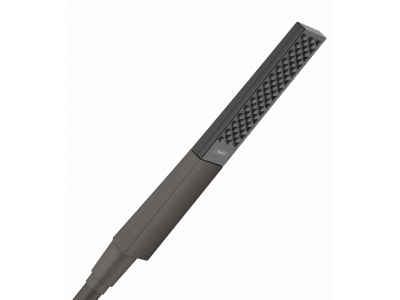 Ручной душ Hansgrohe Rainfinity 100 26867340, EcoSmart 1 тип струи, чёрный хром