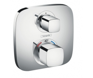 Смеситель Hansgrohe Ecostat термостатический, с запорным вентилем, хром, 15707000