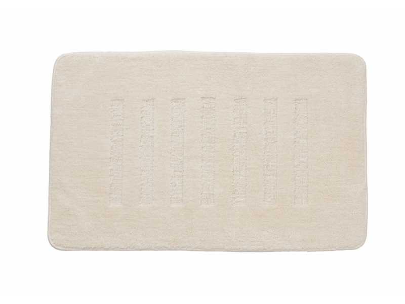 Купить Коврик для ванной комнаты Milardo Promo 50 x 80 см, MMI183M, MI, beige lines, микрофибра, бежевый