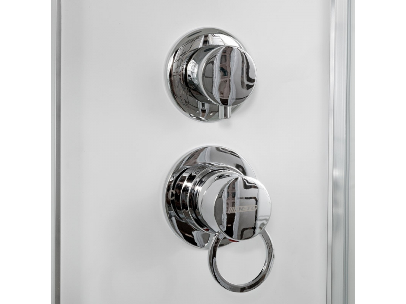 Купить Душевая кабина Deto Em EM2712 L/R LED гм 120 x 80 см, с крышей, с Led подсветкой, с гидромассажем
