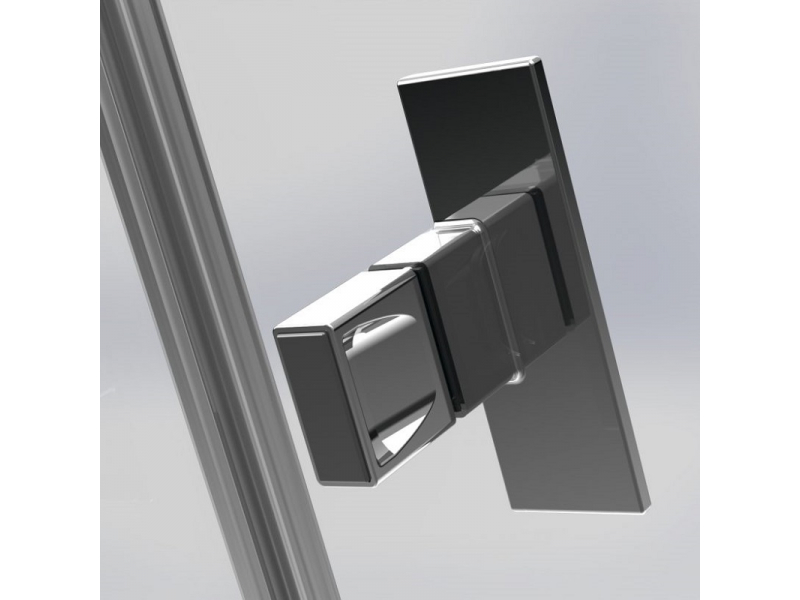 Купить Душевой уголок Radaway Nes KDJ II, 100 x 90 см, правая дверь, стекло прозрачное, профиль хром