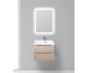 Тумба под раковину BelBagno Marino MARINO-600-2C-SO-RG-P, 60 х 45 х 55 см, Rovere Grigio - светлое дерево