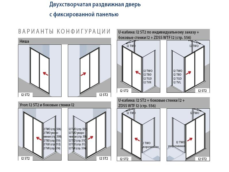 Купить Душевая дверь Kermi Ibiza 2000 I2 ST2 160181AK, 160*185 см