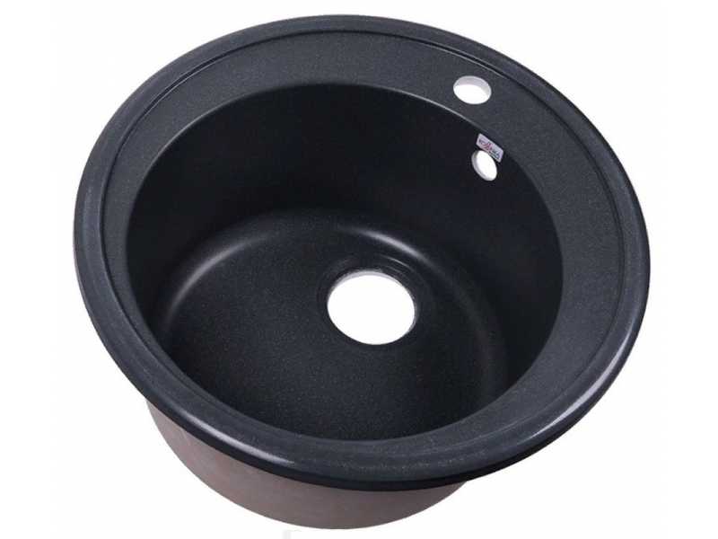 Купить Кухонная мойка Rossinka 51x51 цвет- серый кварц, RS51R-Gray-Quartz