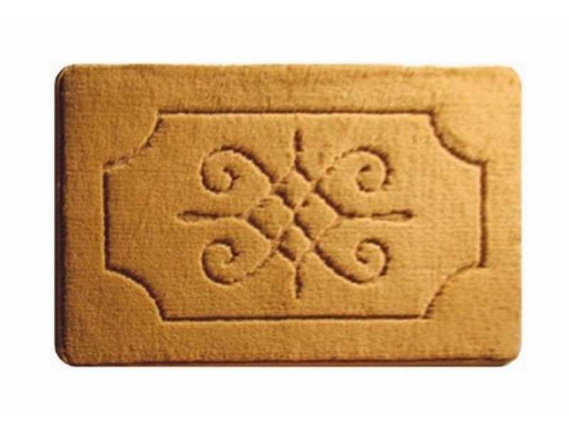 Купить Коврик для ванной комнаты Milardo Ornament 40 x 70 см, MMI140M, ornament, микрофибра, бежевый