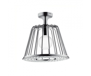 Верхний душ Axor LampShower/Nendo 26032000, 27,5x27,5 см, 1 режим струи, с держателем