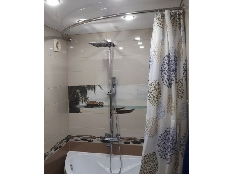 Купить Карниз дуга Aquatek KARN-0000022 164x164 см для ванны Сириус