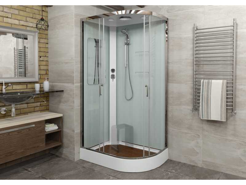 Купить Душевая кабина Deto A 102 L/R 120 x 80 см, с крышей, стандартная