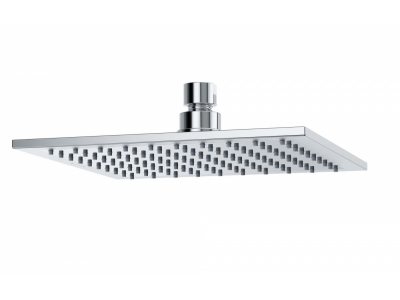 Верхний душ Kludi A-Qa 6442005-00 20 x 20 см квадратный, плоский 8 мм, 1 режим струи, без держателя, цвет хром
