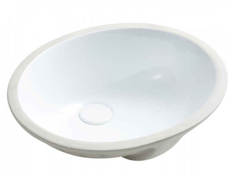 Купить Раковина Aquatek 56 х 40 см, врезная снизу, белая, AQ8091-00