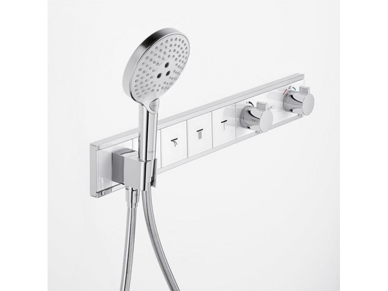 Купить Смеситель Hansgrohe RainSelect для душа, термостатический, белый/хром, 15356400