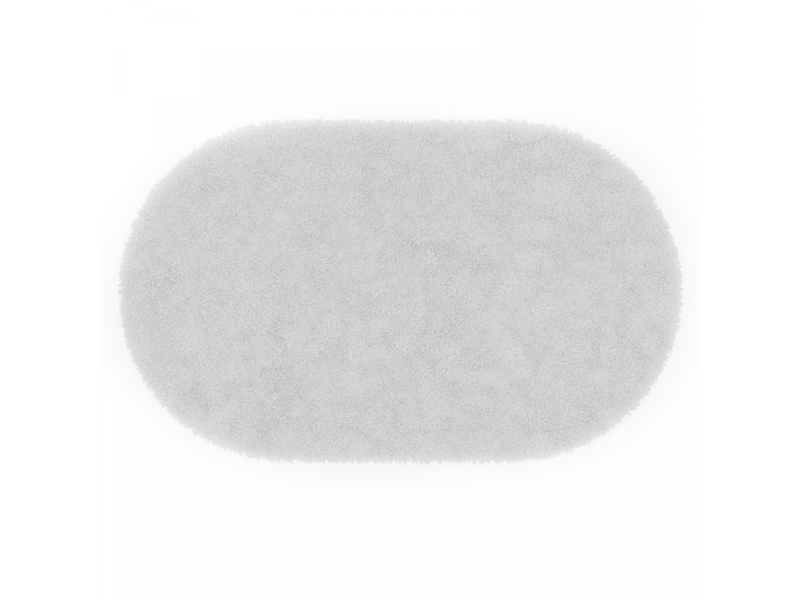Купить Коврик WasserKraft BM-3940 Bright White напольный, цвет - белый, 60 х 100 см