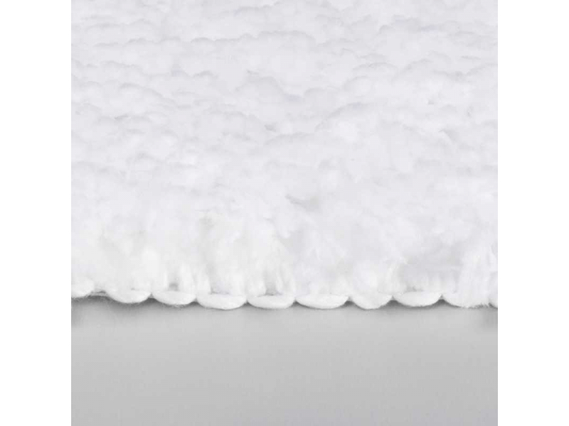 Купить Коврик WasserKraft BM-3940 Bright White напольный, цвет - белый, 60 х 100 см