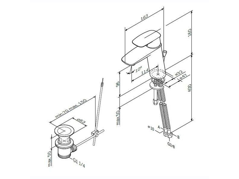 Купить Смеситель AM.PM Spirit V2.0 F71A82100