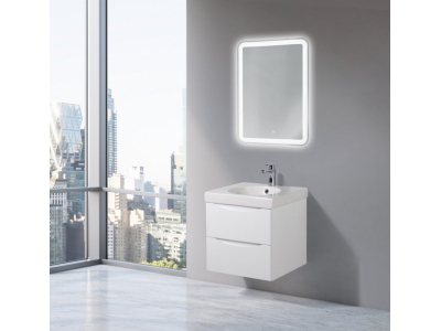Тумба под раковину BelBagno Fly FLY-500-2C-SO-BL-P, 47,5 х 45 х 45 см, Bianco Lucido/белый глянец