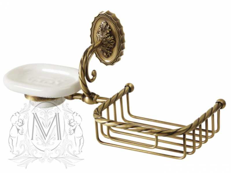 Купить Корзина с мыльницей Migliore Edera ML.EDR-60.326.RA - медь
