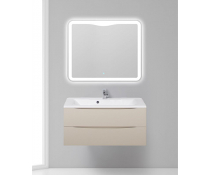 Тумба под раковину BelBagno Marino MARINO-1000-2C-SO-CO-P, 100 х 44,5 х 55 см, Crema Opaco - бежевый матовый