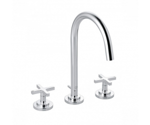 Смеситель Kludi Nova Fonte 201430520 для раковины на 3 отверстия Classic, хром