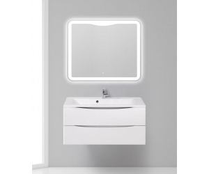 Тумба под раковину BelBagno Marino MARINO-1000-2C-SO-BO-P, 100 х 44,5 х 55 см, Bianco Opaco - белый матовый