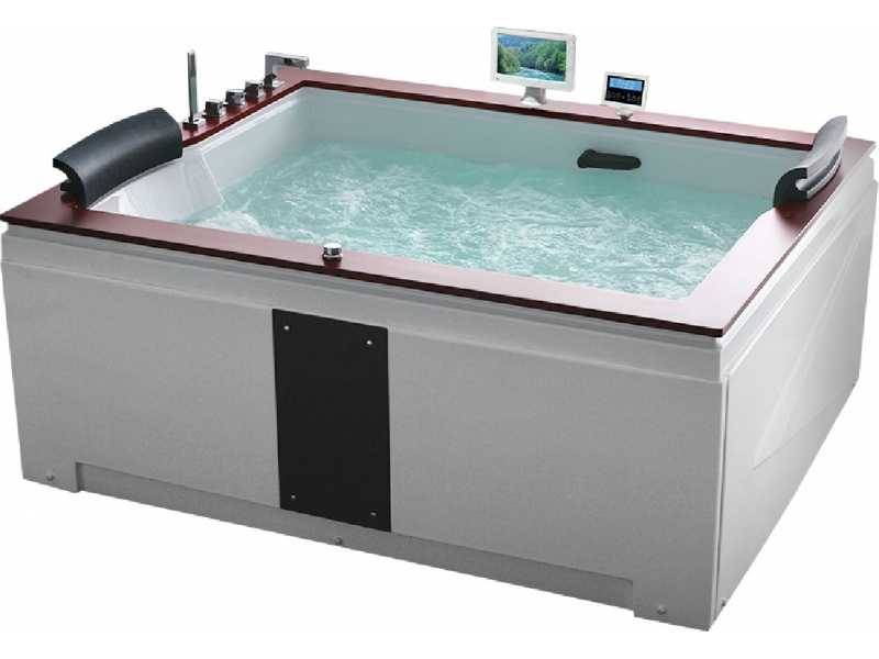 Купить Ванна гидромассажная акриловая Gemy G9052 II O L/R, 186 х 151 см