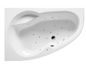 Ванна гидромассажная Excellent Newa 160 x 95 см, L RELAX, хром