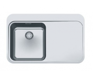 Мойка Franke SINOS SNX 211, 127.0276.387, установка сверху, SlimTop, левая, нержавеющая сталь, полированная, 78*51 см