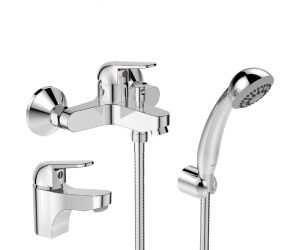 Комплект смесителей Vidima Fine BA424AA, хром