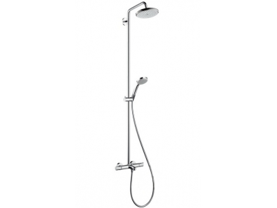 Душевая система Hansgrohe Croma 220 Showerpipe 27223000 с поворотным верхним душем, Ø 220 мм
