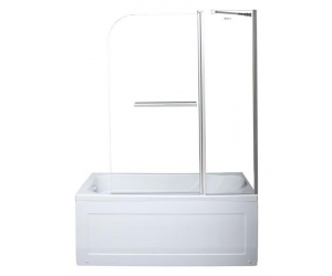 Шторка для ванны Aquanet SG-1200, прозрачное стекло (209412)