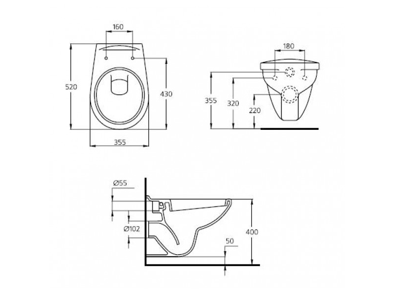 Купить Подвесной унитаз Ideal Standard Ecco W740601