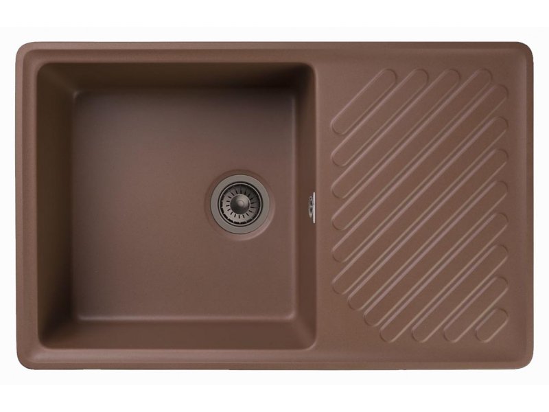 Купить Кухонная мойка GranFest Quarz Z 52, 75.3 x 47.7 см, терракот