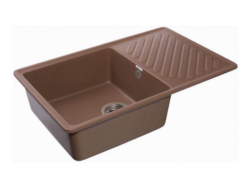 Купить Кухонная мойка GranFest Quarz Z 52, 75.3 x 47.7 см, терракот