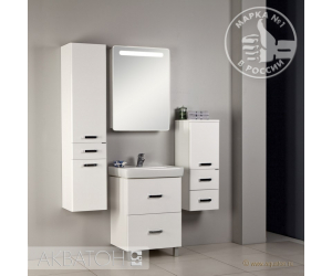 Тумба Акватон Америна 60 Н, 1A169201AM010, белая