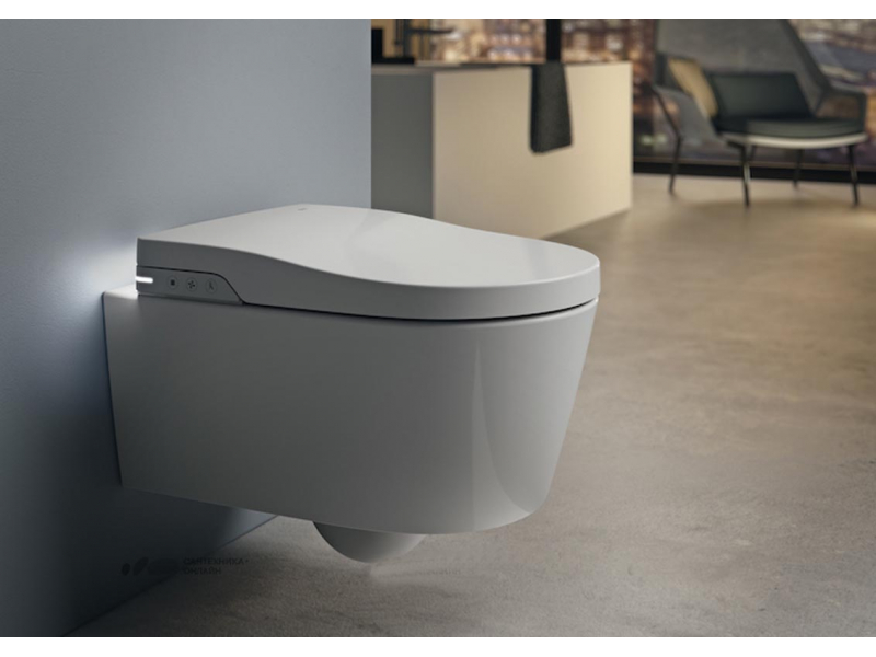 Купить Электронный унитаз Roca In-Wash Inspira 803060001 безободковый с электронной крышкой-биде (7.8030.6.000.1)