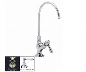 Смеситель Nicolazzi Cucina 1635NS12 матовый никель/белая керамика