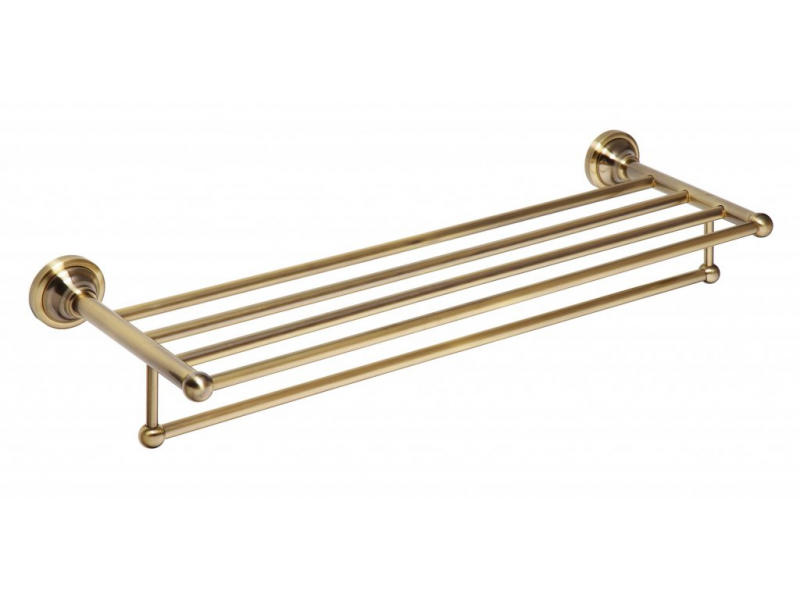 Купить Полка с полотенцедержателем Bemeta Retro 144102097 66.5 x 22.5 x 12 см, бронза