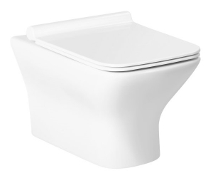 Подвесной безободковый унитаз BelBagno Romano, белый, BB248CHR-SM