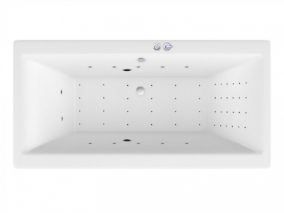 Ванна гидромассажная Excellent Pryzmat 160 x 75 см, NANO, хром, каркас в подарок
