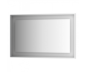 Зеркало в багетной раме и LED-светильником Evoform Ledside BY 2207 120х75 см