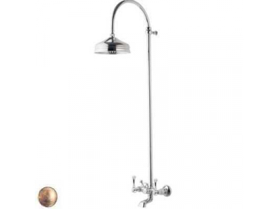 Душевая система Bandini Antica 663620YY06, ручки керамические Antica, бронза