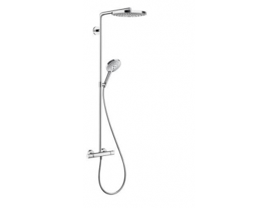 Душевая система Hansgrohe Raindance Select Showerpipe S240 2 jet 27129400, белый/хром
