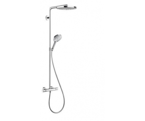 Душевая система Hansgrohe Raindance Select Showerpipe S240 2 jet 27129400, белый/хром
