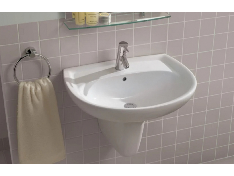 Купить Раковина Geberit Renova 223055000, 55 х 45 см, белая