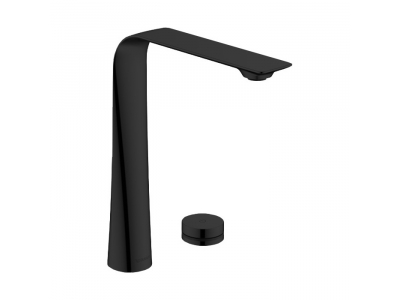 Смеситель Duravit D.1 D11110008046 для раковины высокий, электронный с питанием от сети, черный матовый