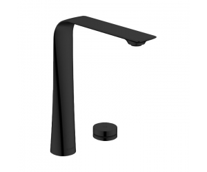 Смеситель Duravit D.1 D11110008046 для раковины высокий, электронный с питанием от сети, черный матовый
