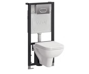 Инсталляция с унитазом Vitra S20 9004B003-7204, сиденье микролифт, комплект