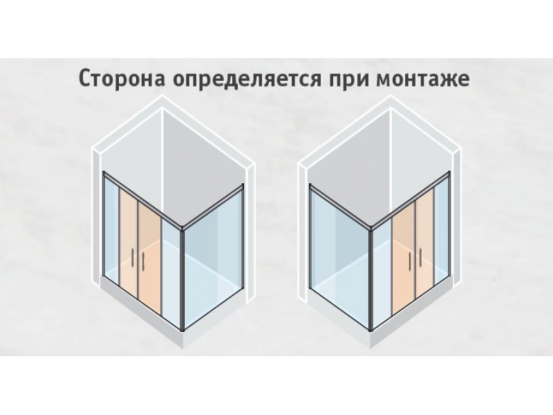 Купить Душевой уголок Vegas Glass Z2P+ZPV, 170 x 100 x 190 см, профиль золото, стекло фея